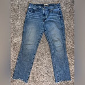 Madewell midrise perfect vintage Jean cropped 29 waist
